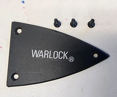 $19.99 • Buy BC Rich Warlock Guitar Bass Original Truss Rod Cover Plate W/ Screws B.C.