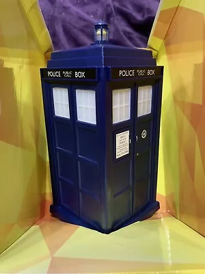 $48 • Buy Doctor Dr Who 3D Tardis Wall Light 9” Tall Windows Light Lantern Flashes BBC
