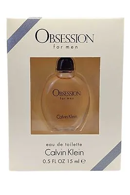 Obsession Men Eau De Toilette 15ml Mens Fragrance Calvin Klein • £11.77