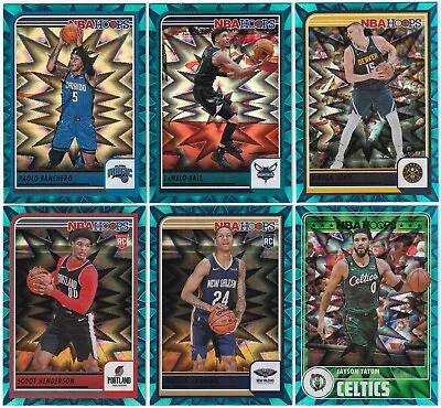 2023/24 Panini Nba Hoops - 'base - Teal Explosion' Cards - Choose Your Card • $6