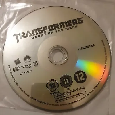  Transformers The Dark Of The Moon (2011) DVD Movie Film CD Disc Only • £1.99