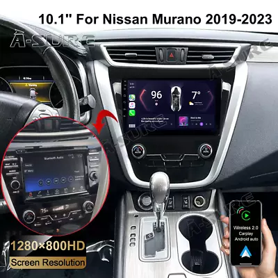 10.1'' Android 12 Car Stereo Radio GPS Navi CarPlay For Nissan Murano 2019-2023 • $214.99