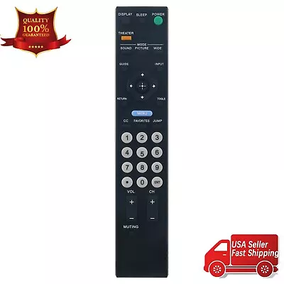 RM-YD026 Replacement Remote Control Fit For Sony TV KDL-26NL140 KDL-26N4000 • $7.11