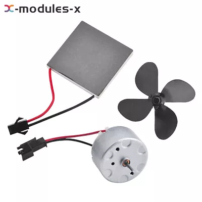 Thermoelectric Power Generator Peltier Module 4x4cm Stove Fan Repair Part Kit • $7.49