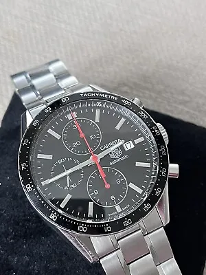 Tag Heuer Carrera Automatic Chronograph Calibre 16 . Original Box And Papers . • £1600