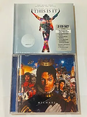 MICHAEL JACKSON This Is It CD SET BRAND NEW & SEALED +BONUS CD Michael (2010) • $17.77