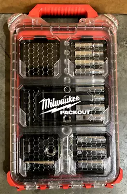 Milwaukee Tool 48-22-9482  PACKOUT 3/8  Drive Metric Socket Set- 28 Pcs • $69.95