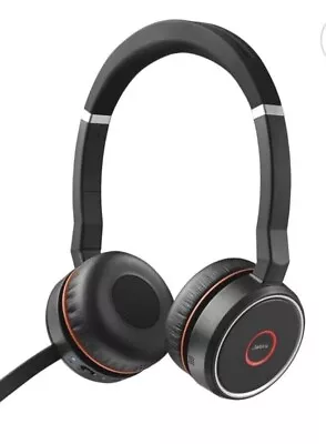 Jabra Evolve 75 Over The Ear Headphones - Black • $150