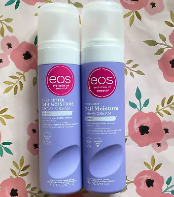 2-Pack EOS Shea Better LAVENDER Moisture Shave Cream ~ 7oz. Skin Care & Lotion • $16.33