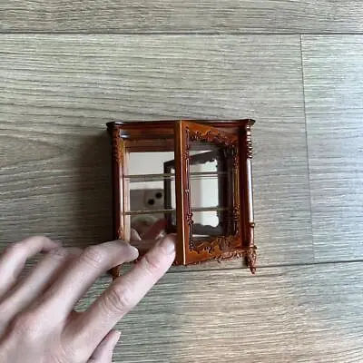 Dollhouse Miniature Furniture BJD Mini Display Cabinet Showcase Ob11blythe 1:12 • $43