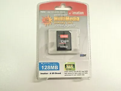 Mmc Memory Card 128mb Imation Flash Digital Camera Slc Ultra High Speed Nand • $47.45