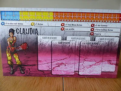 £4.99 • Buy Zombicide - Claudia - Character Dashboard Card (Card Only)
