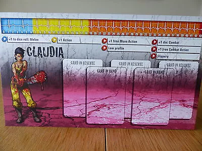 £4.99 • Buy Zombicide - Claudia - Character Dashboard Card (Card Only)
