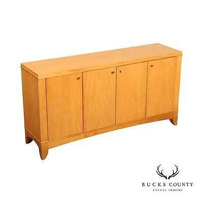 Ethan Allen Radius Collection Maple Sideboard Cabinet • $1495