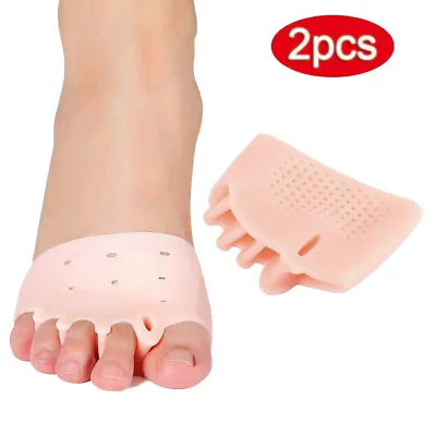 2x Silicone Gel Bunion Toe Corrector Orthotics Straightener Separator Pain Foot • $1.99