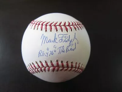 Mark Fidrych Autograph Signed Baseball Ball ROY 76 The Bird Detroit Tigers PSA • $299.99
