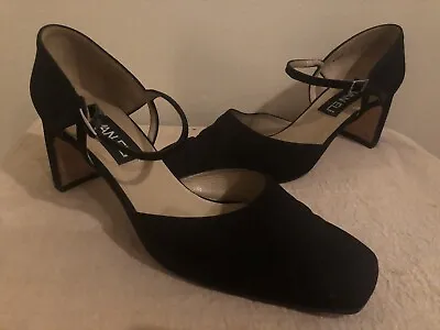 Women’s Vaneli Sz 8.5M Black Mary Jane Heels W/ Strap  • $18.99