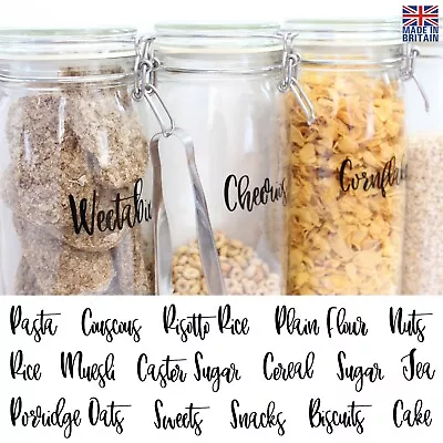 £2.75 • Buy Personalised Home Organisation Labels Stickers | PANTRY JARS | STORAGE | HINCH