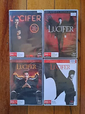 Lucifer Complete Seasons 1 To 4 Region 4 Series 1 2 3 4 Thriller Vgc FREE POST  • $26.59