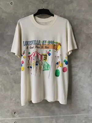 Vintage Louisville Kentucky  A Good Place To Race  Marathon Run Shirt Size L • $89