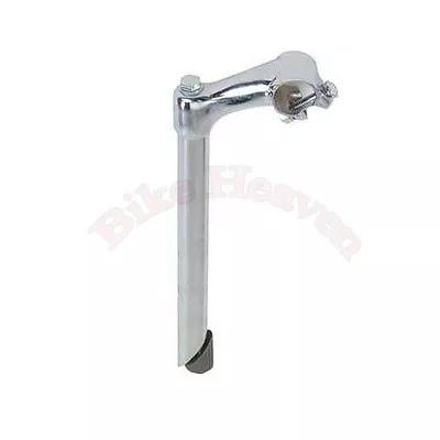 12  Long Neck Stem In Chrome 21.1mm Clamp Size Cruiser BMX MTB Bike Stem  • $25.99