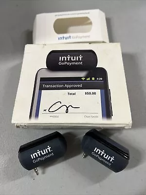 Lot Of 2 Quickbooks Intuit Gopayment Mobile Payment Credit Card Swiper Reader • $23