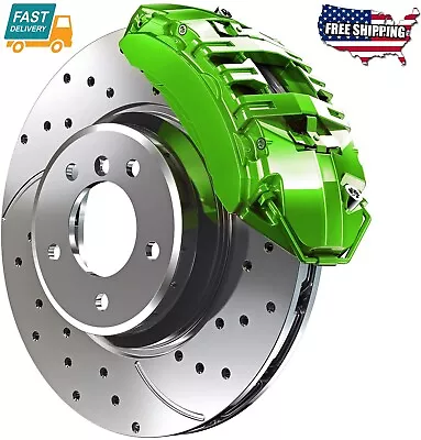 Home High Temperature Gloss Self Leveling Brush Green Brake Caliper Paint System • $97