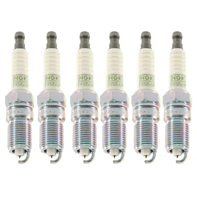 NGK Set Of 6 G-Power Platinum Fine Wire Spark Plugs Trapezoid Tapered For V6 • $27.95