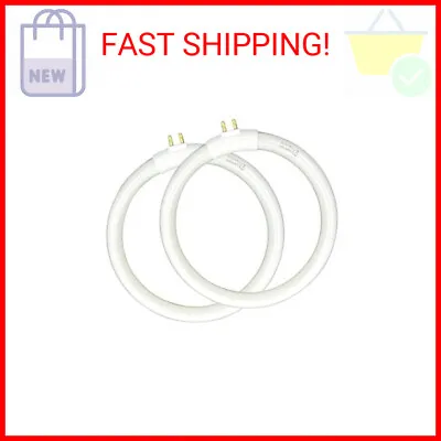 (2pack) 4.75’’ T4 Type 12W 6400K Circular Bulb Replacement For Magnifier Desk Li • $24.75