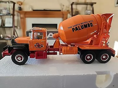 First Gear Palumbo Mack R-model Mixer Truck Cement Mixer Model Truck 1/34 Scale • $60