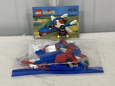 VTG 100% Complete Set LEGO Town (Flight) Aero Hawk 6536 (1993) W/ManualMinifg • $24.99
