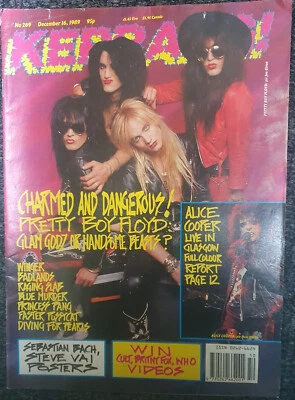 £3.50 • Buy Kerrang No269 Dec 1989 Alice Cooper,Winger And More.Posters S.Bach/Steve Vai