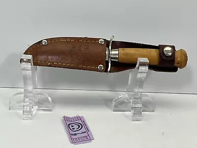 Old PIC 539 Knife Vintage Hunting Mora Sweden Swedish With Sheath • $45