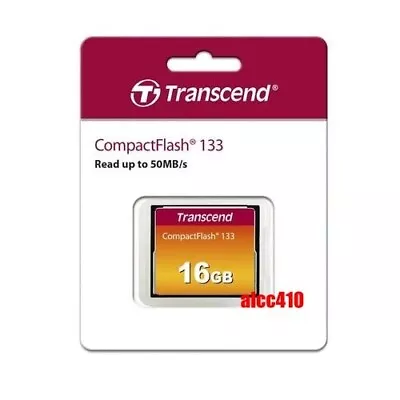 Transcend 16GB CF 133x Compact Flash  Memory Card TS16GCF133 In Sydney • $44.95