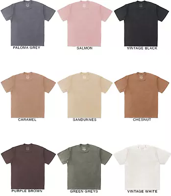 Vintage Washed Blank T-Shirt Collection - Stylish Super Soft Hand-Washed! • $14.99