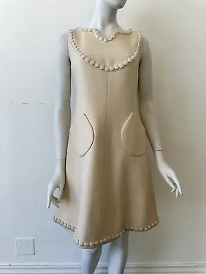 Vintage Rare Courreges Paris Mid Century 1960s Mod Dress • $1650