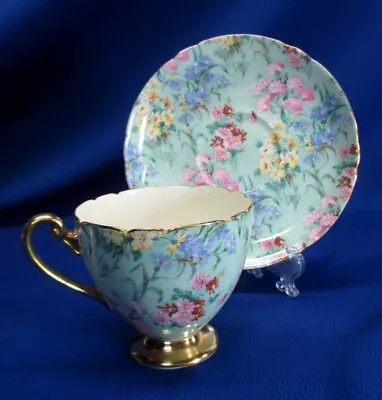 Shelley Chintz Cup And Saucer Set • $24.99
