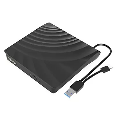 External CD/DVD Drive For Laptop USB3.0＆Type C DVD Player Portable CD/DVD Bu... • $17.91