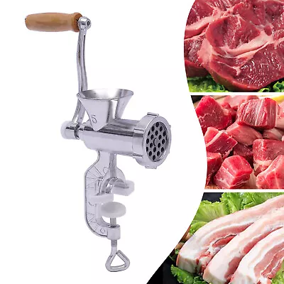 Commercial Meat Grinder Sausage Stuffer Hand Crank Filler Meat Grinding Machine • $22