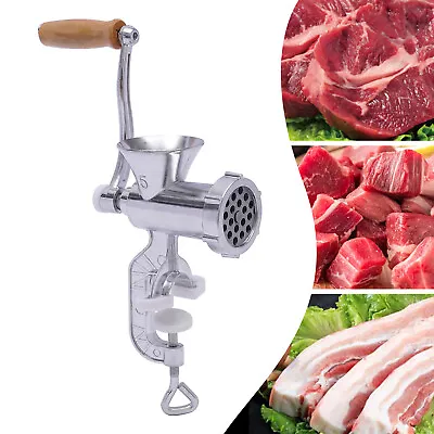 Meat Grinder Sausage Stuffer Hand Cranked Filler Meat Grinding • $22