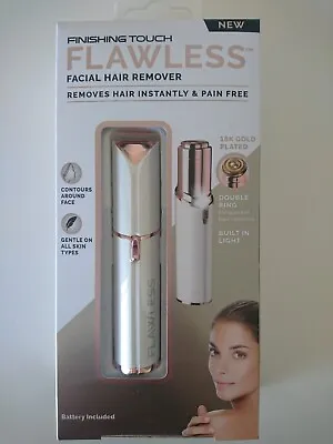 Facial Hair Remover Instant Pain Free Finishing Touch Flawless 18k Gold Plated • $29