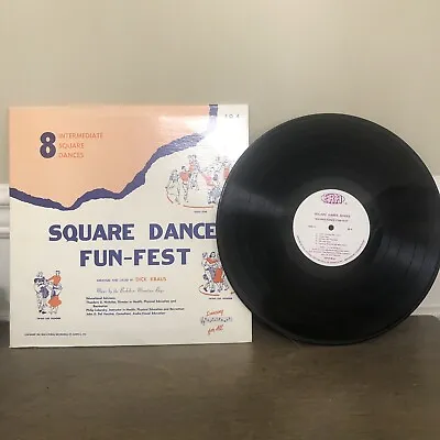 Square Dance Fun-Fest Vtg Vinyl Record Educational Recordings Of America 1961 • $9.99