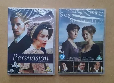 Persuasion / Sense & Sensibility - Jane Austen Period Drama Adaptation - New DVD • £8.99