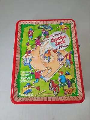 Vintage Metal Tin Cracker Jack Box Limited Edition 1994 Baseball Field • $8.99