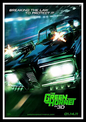 The Green Hornet 3D Movie Poster Print & Unframed Canvas Prints • $19.95