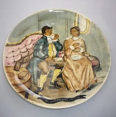 Huge Martin Boyd  Australian  Pottery Charger  Depicting  Dickens Characters  • $120