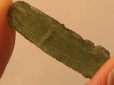 Authentic Czech Republic Moldavite Nice Grade 2.3 Gr. 11.5 Cwt. • $66.88