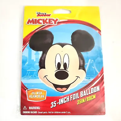 Disney MICKEY MOUSE Shape Foil Mylar Balloon Large 35-inch Helium/Air FREE SHIP • $7.15