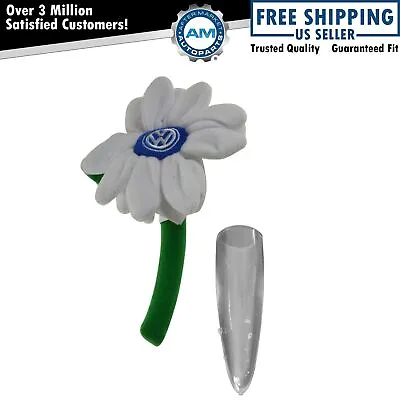 OEM Dash Clear Plastic Vase & White Flower Daisy Kit For VW Volkswagen Beetle • $34.89