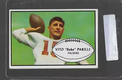 1953 Bowman #3 VITO BABE PARILLI Packers 17550 • $39.99